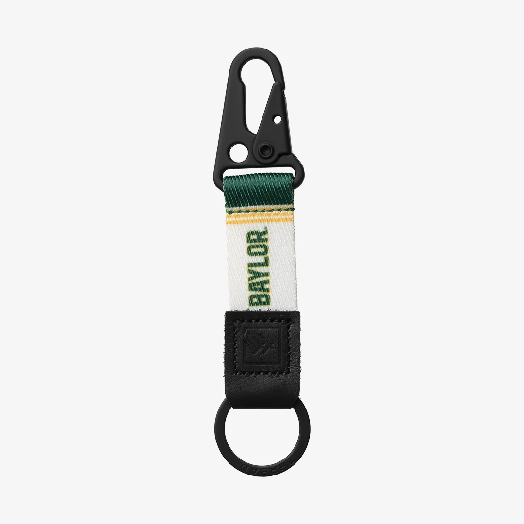 Baylor White - Keychain Clip