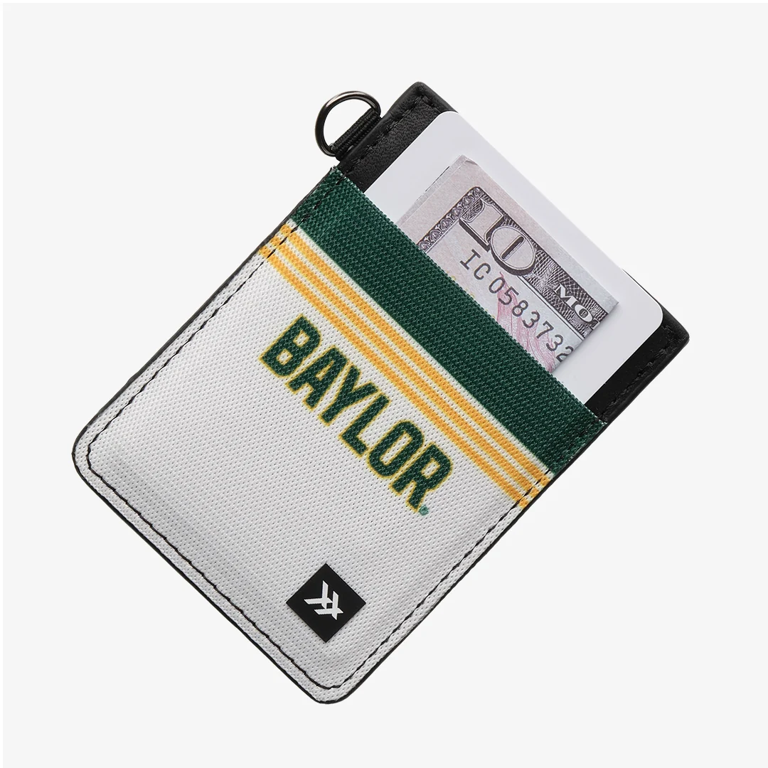 Baylor White - Vertical Leather Wallet - Image 2