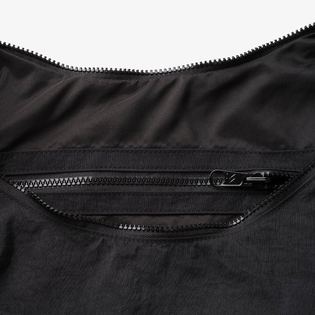 Black - Large Slouchy Shoulder Bag - Image 4