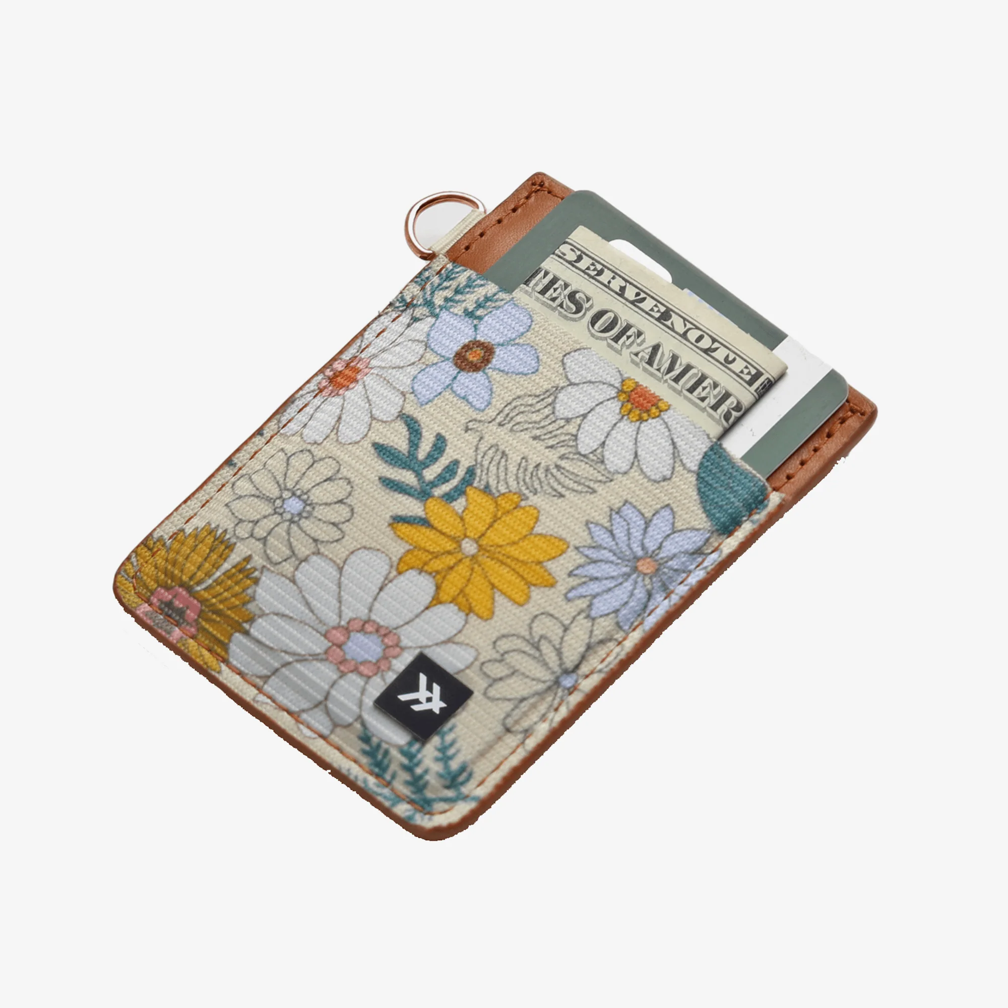 Blossom - Vertical Leather Wallet - Image 3