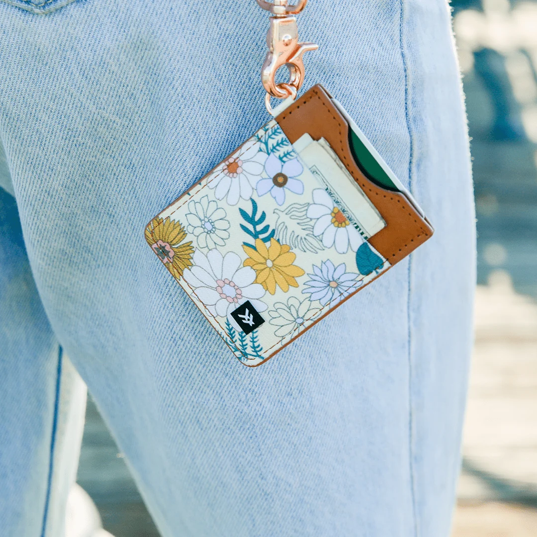 Blossom - Vertical Leather Wallet - Image 5