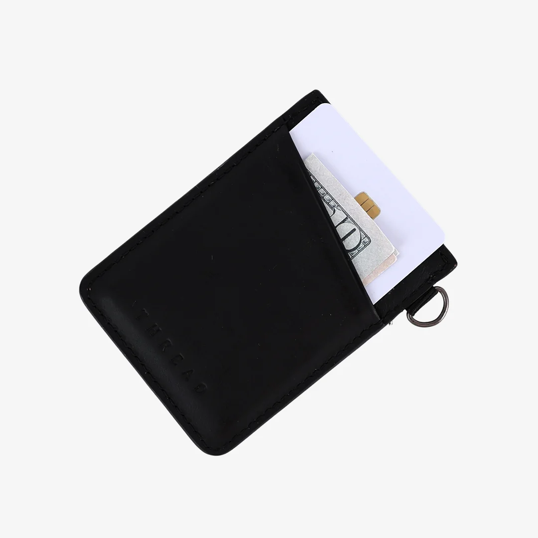 BYUI Blue Stripes - Vertical Leather Wallet - Image 2