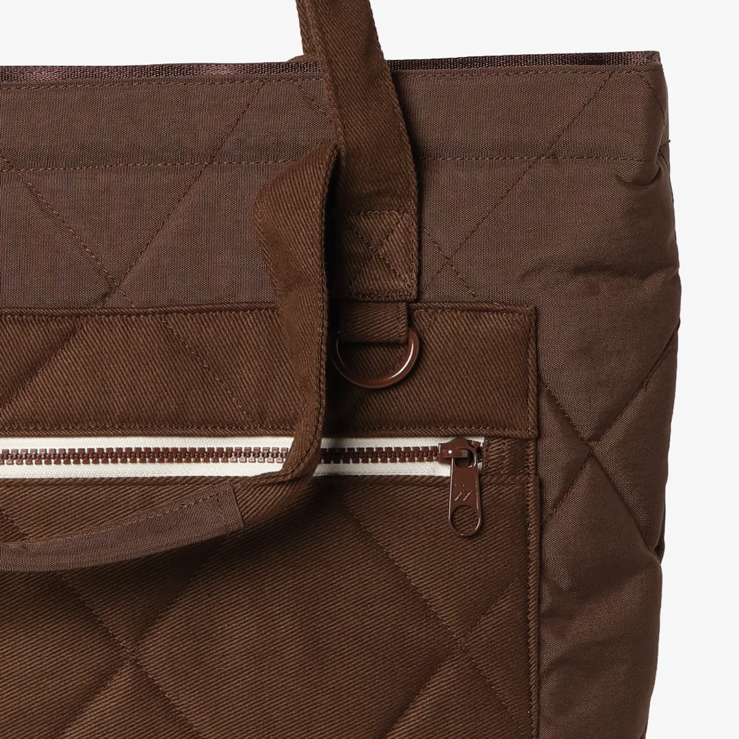 Chocolate Quilted - Utility Tote Bag - Image 4