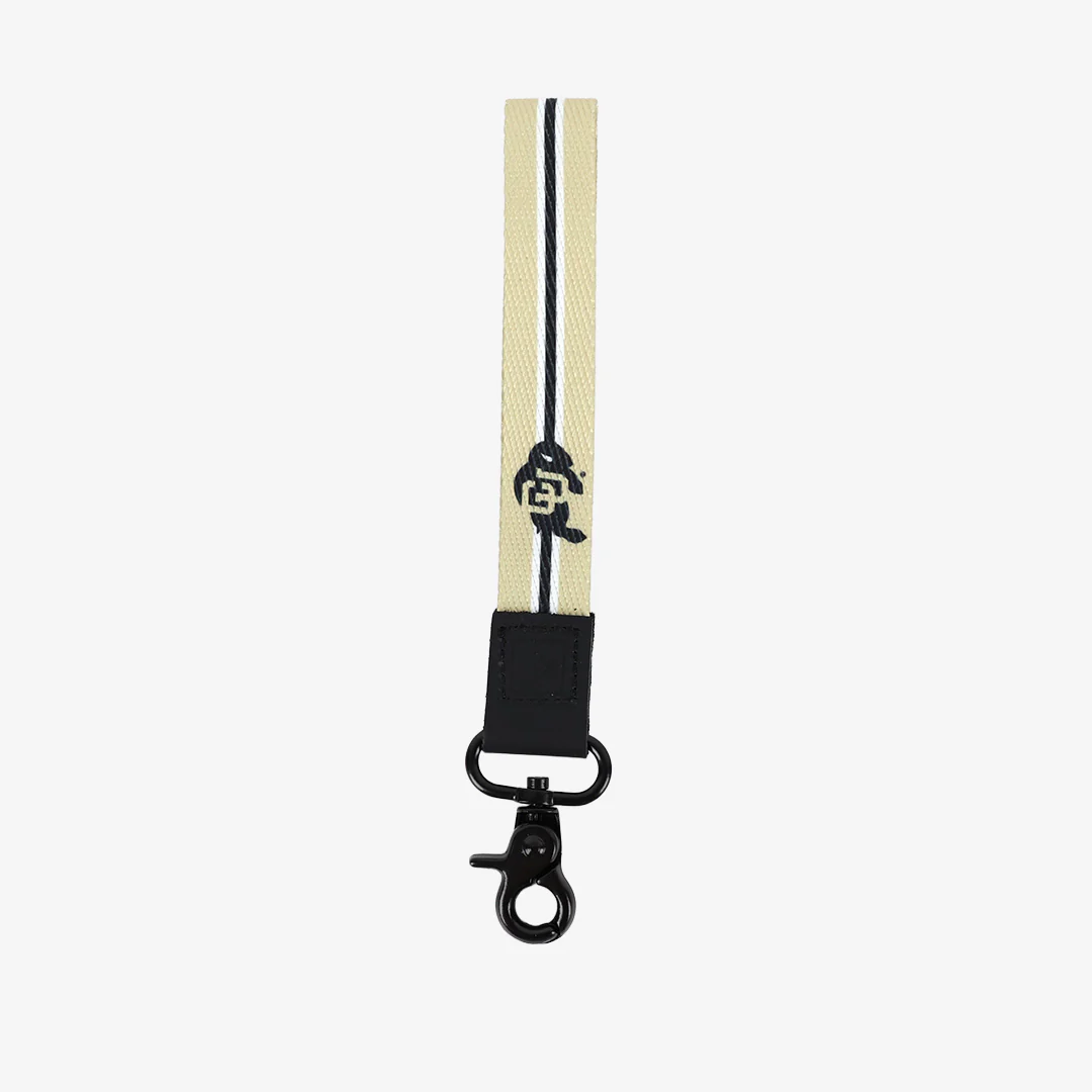 Colorado Boulder Buffalo - Wristlet Keychain