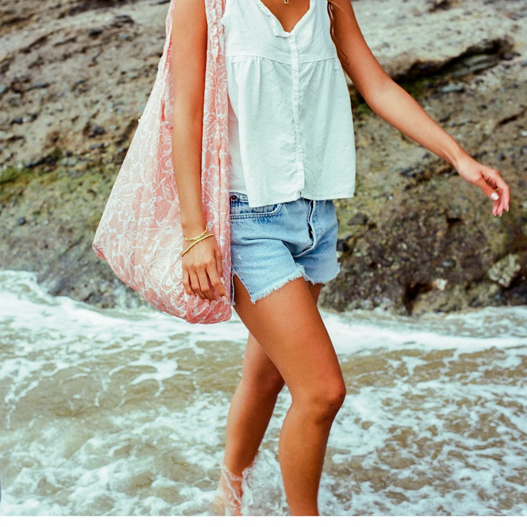 Coral Crush - Reusable Market Tote Bag - Image 3