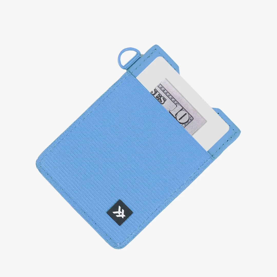 Cornflower - Vertical Leather Wallet - Image 3