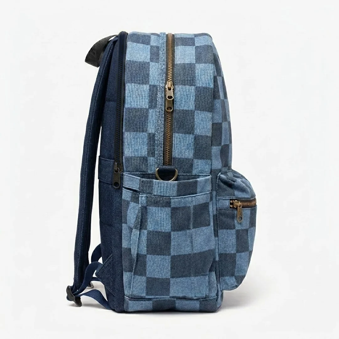 Denim Check - Backpack - Image 4