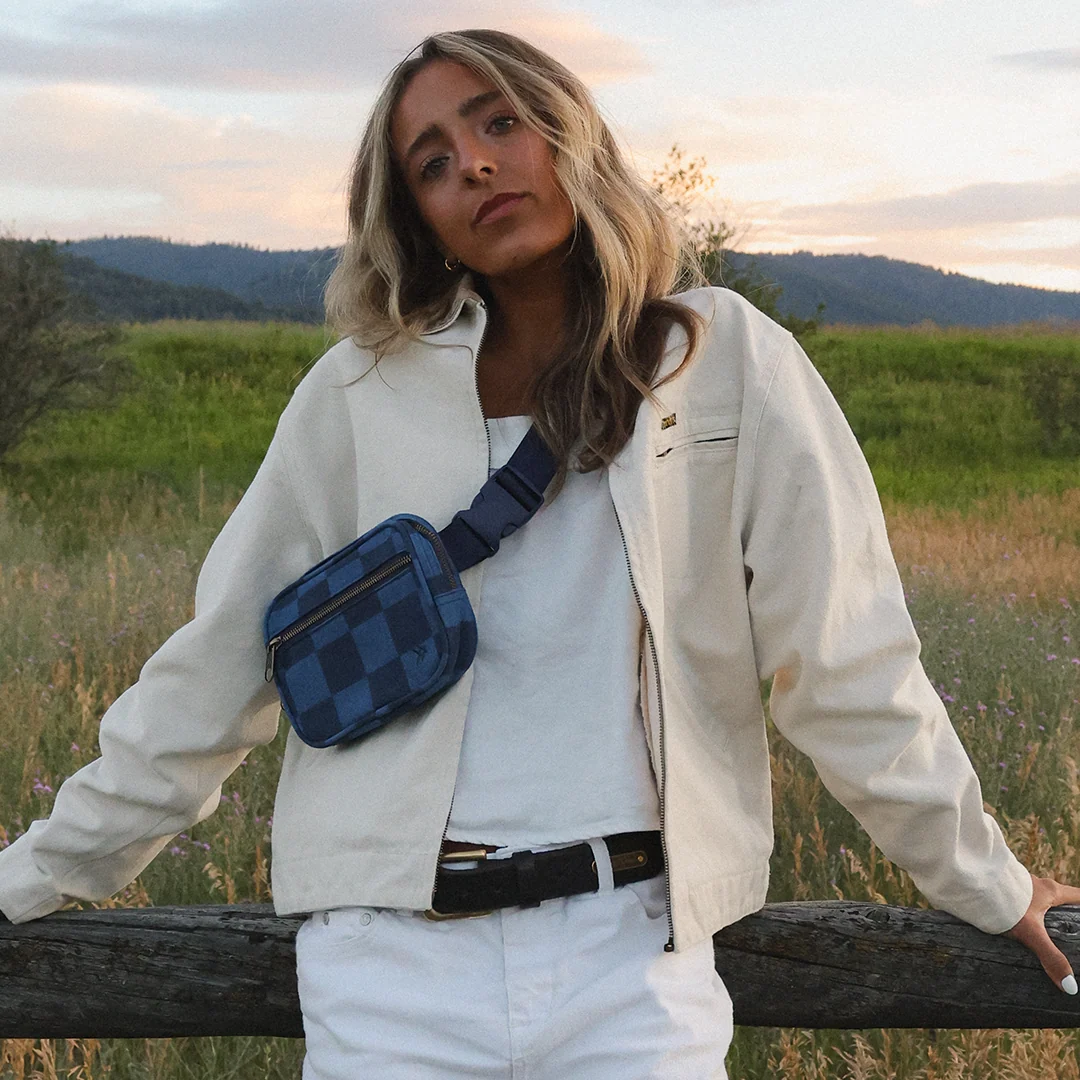 Denim Check - Belt Bag - Image 4