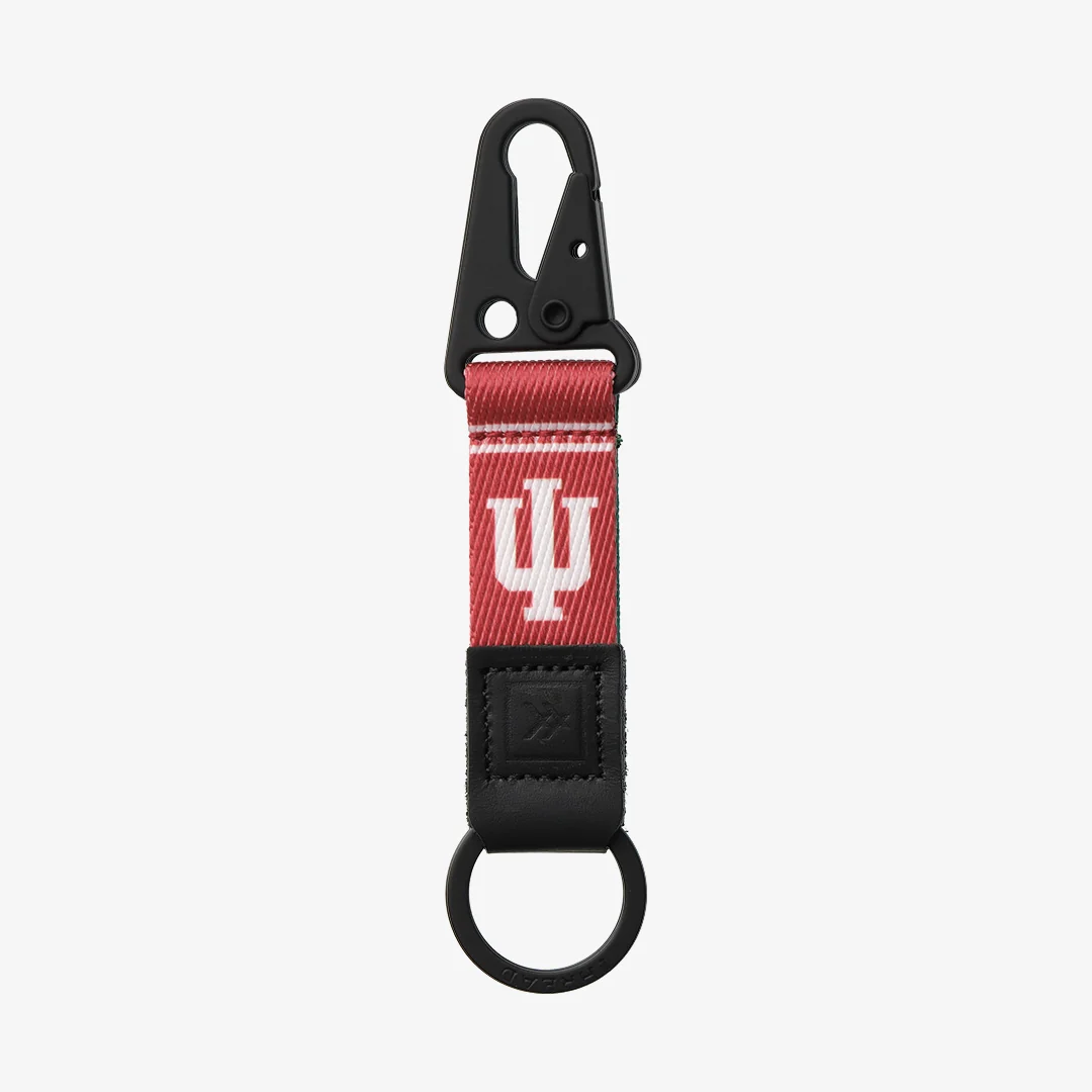 Indiana University Red - Keychain Clip