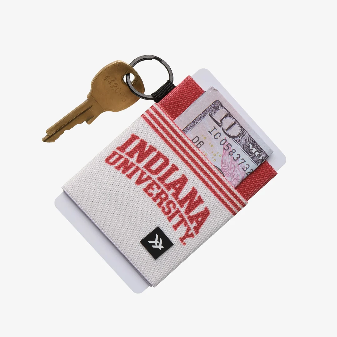 Indiana University White - Elastic Wallet - Image 2