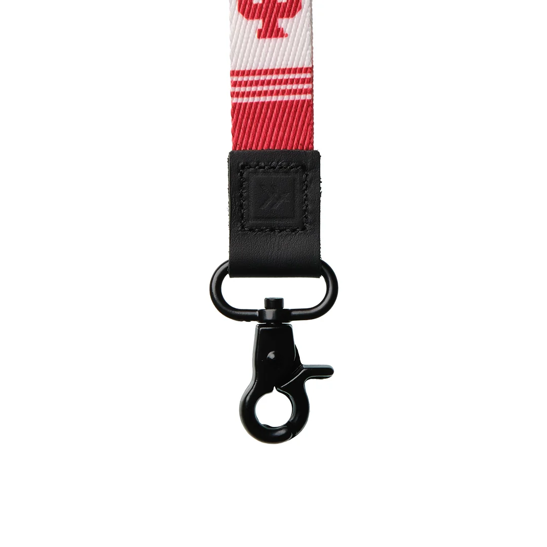 Indiana University White - Wristlet Keychain - Image 2