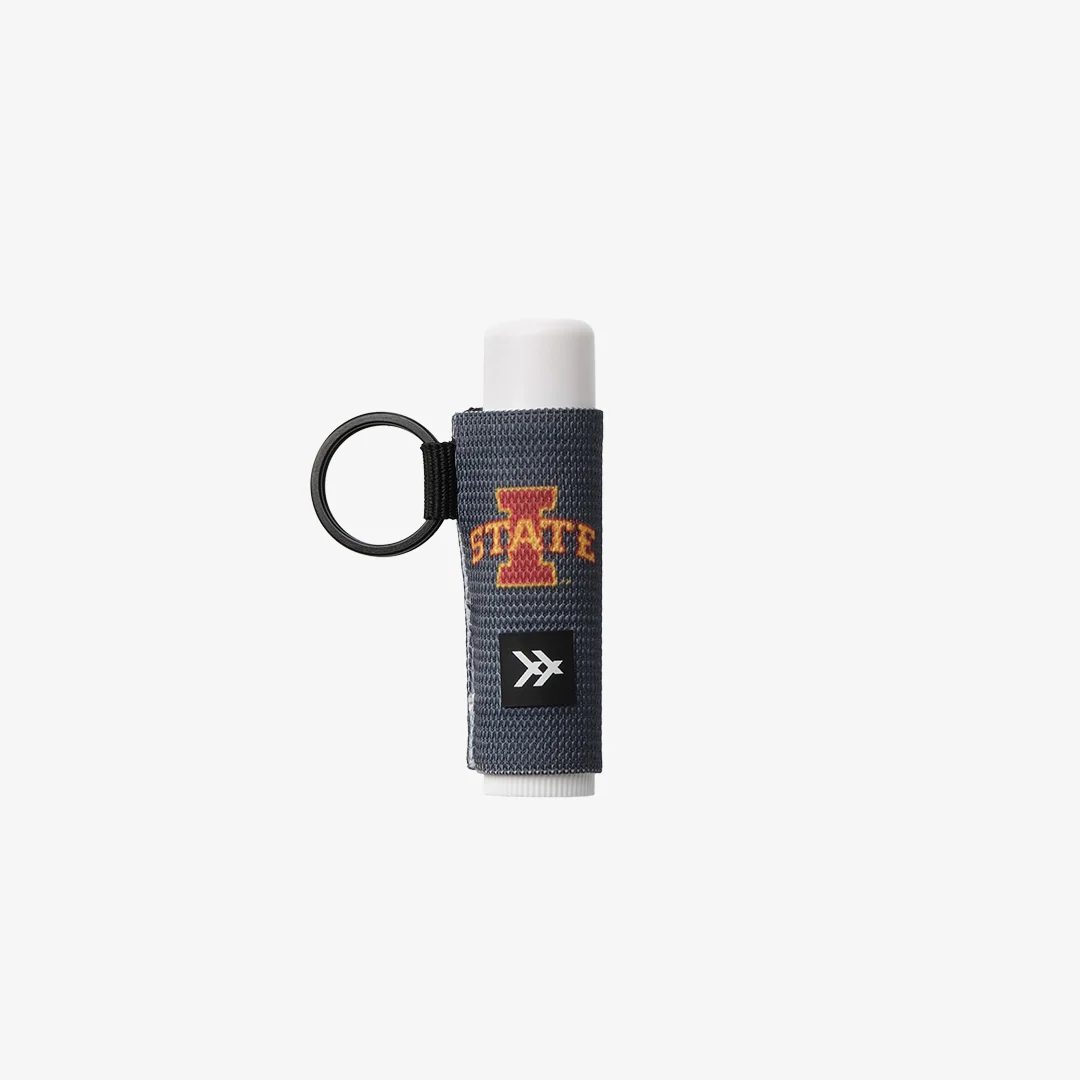 Iowa Gray - Chapstick Holder Keychain - Image 2