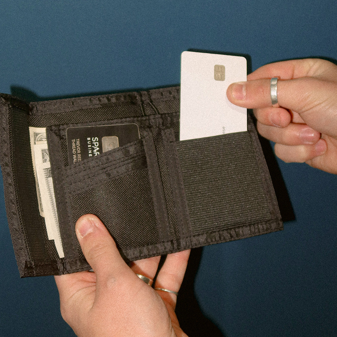 Jupiter Black - Velcro Bifold Wallet - Image 3