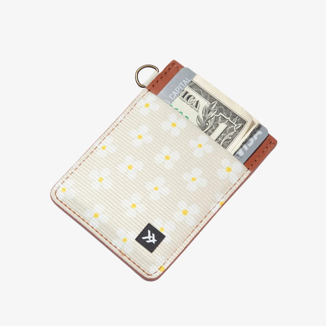 Luna Beige - Vertical Leather Wallet - Image 3