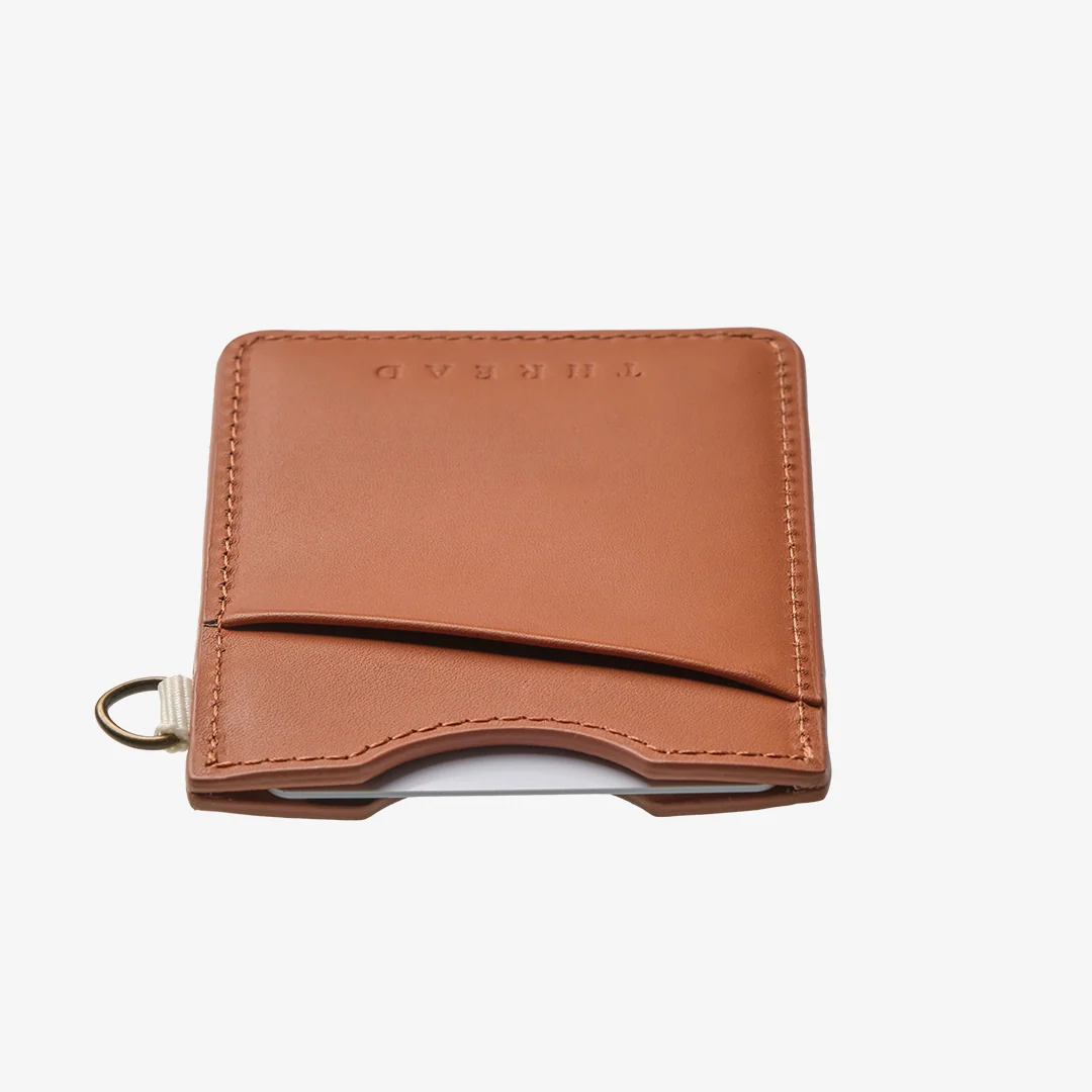 Mountain Flowers - Vertical Leather Wallet - Image 4