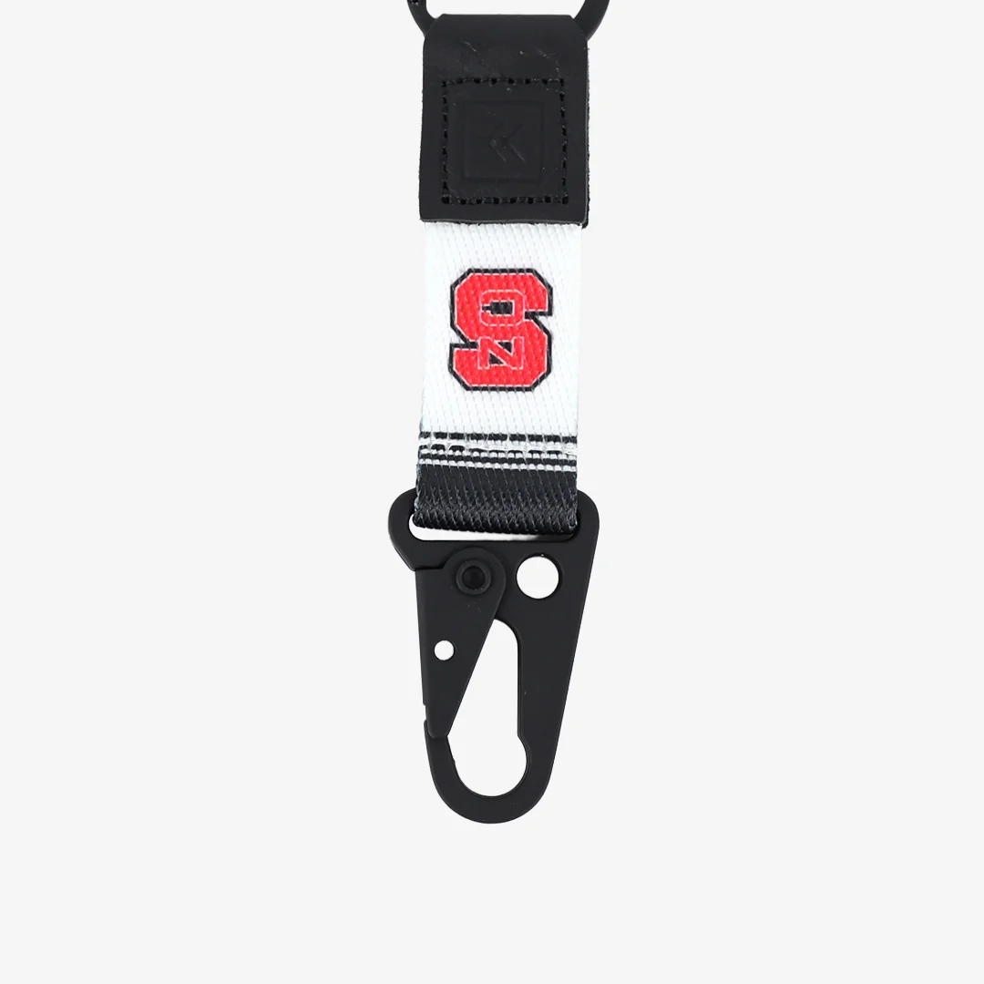 NC White Stripe - Keychain Clip - Image 2