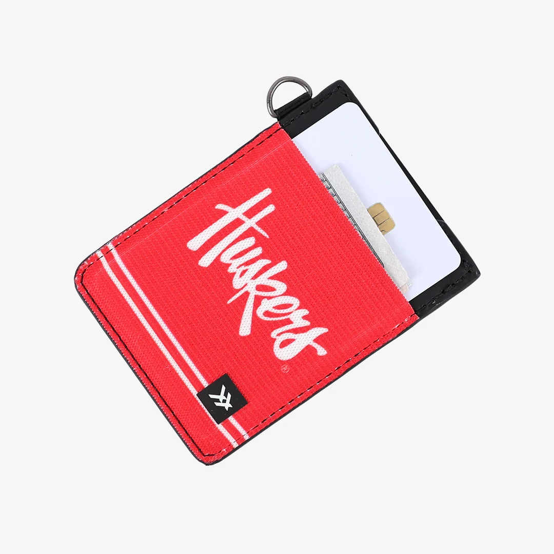 Nebraska Huskers - Vertical Leather Wallet - Image 3