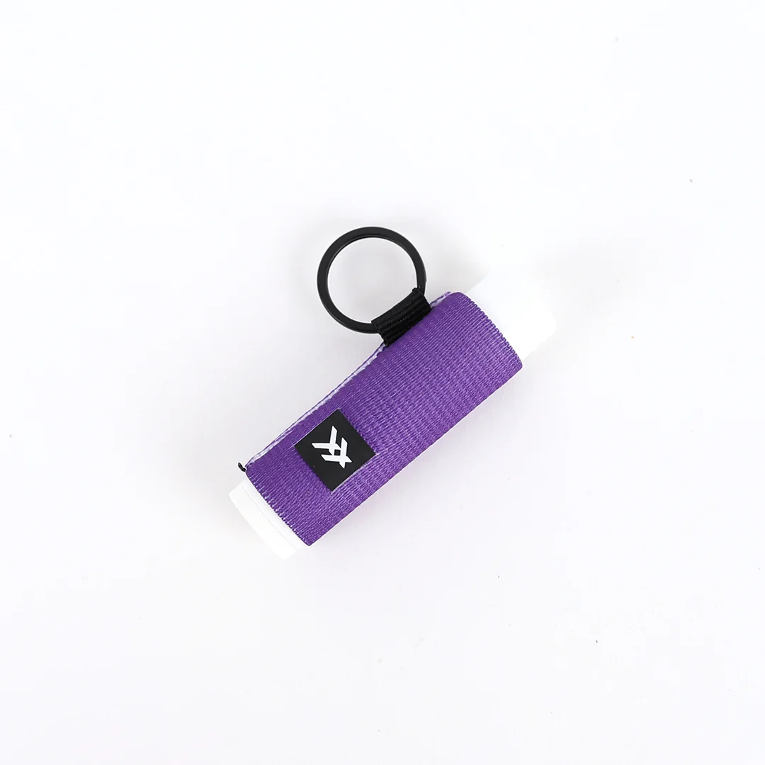 NYU Purple - Chapstick Holder Keychain