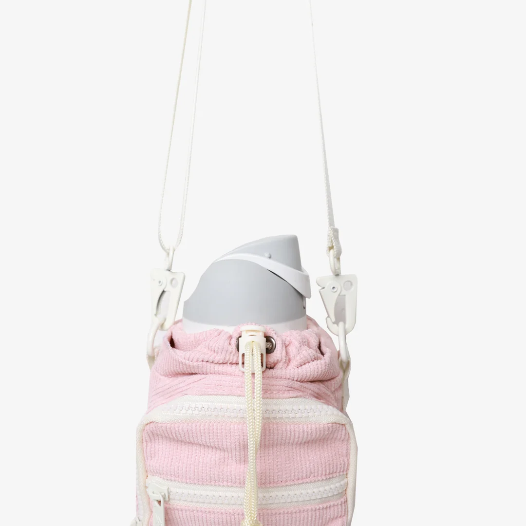 Rose Dust Corduroy - Water Bottle Sling Bag - Image 2