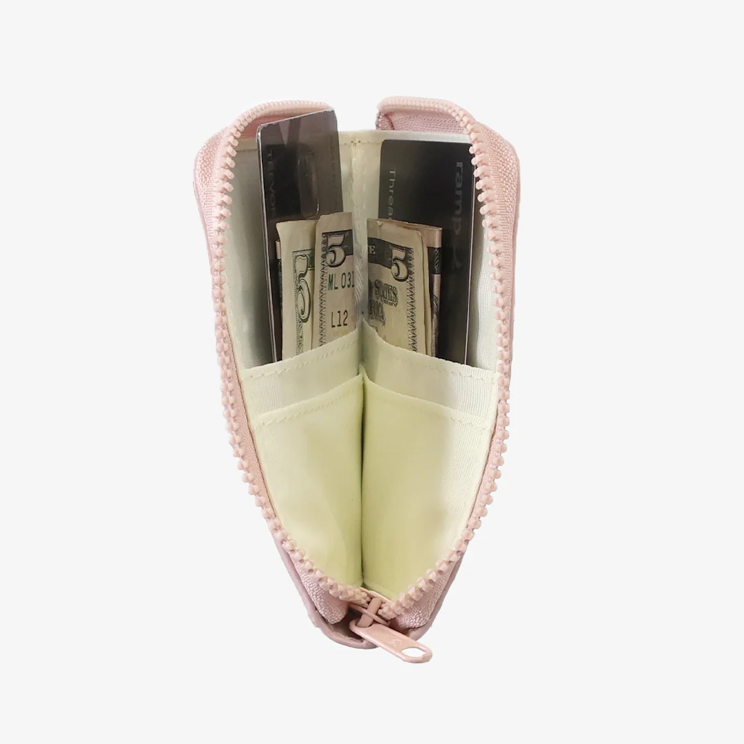 Rose Dust - Leather Zip Wallet - Image 4