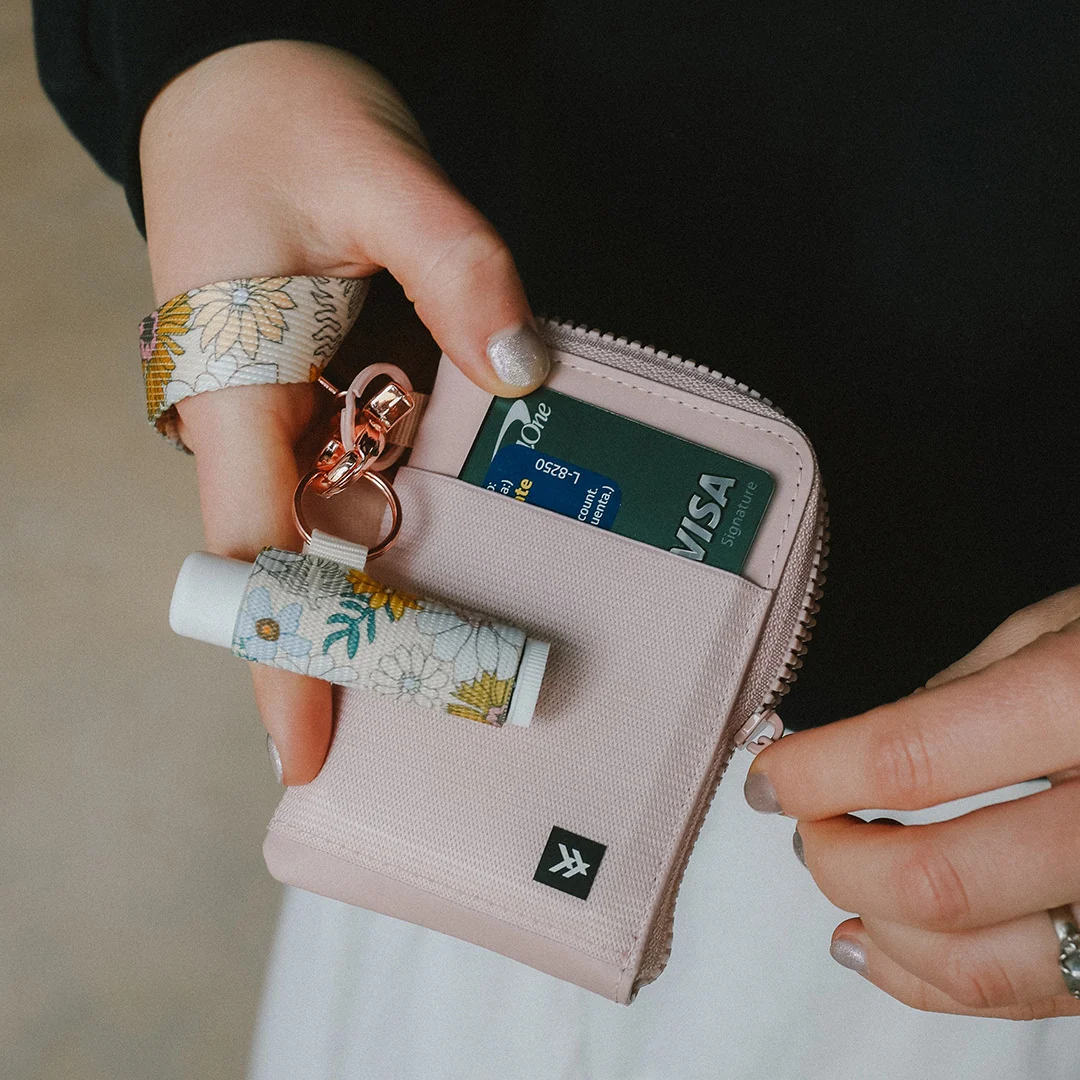 Rose Dust - Leather Zip Wallet - Image 5