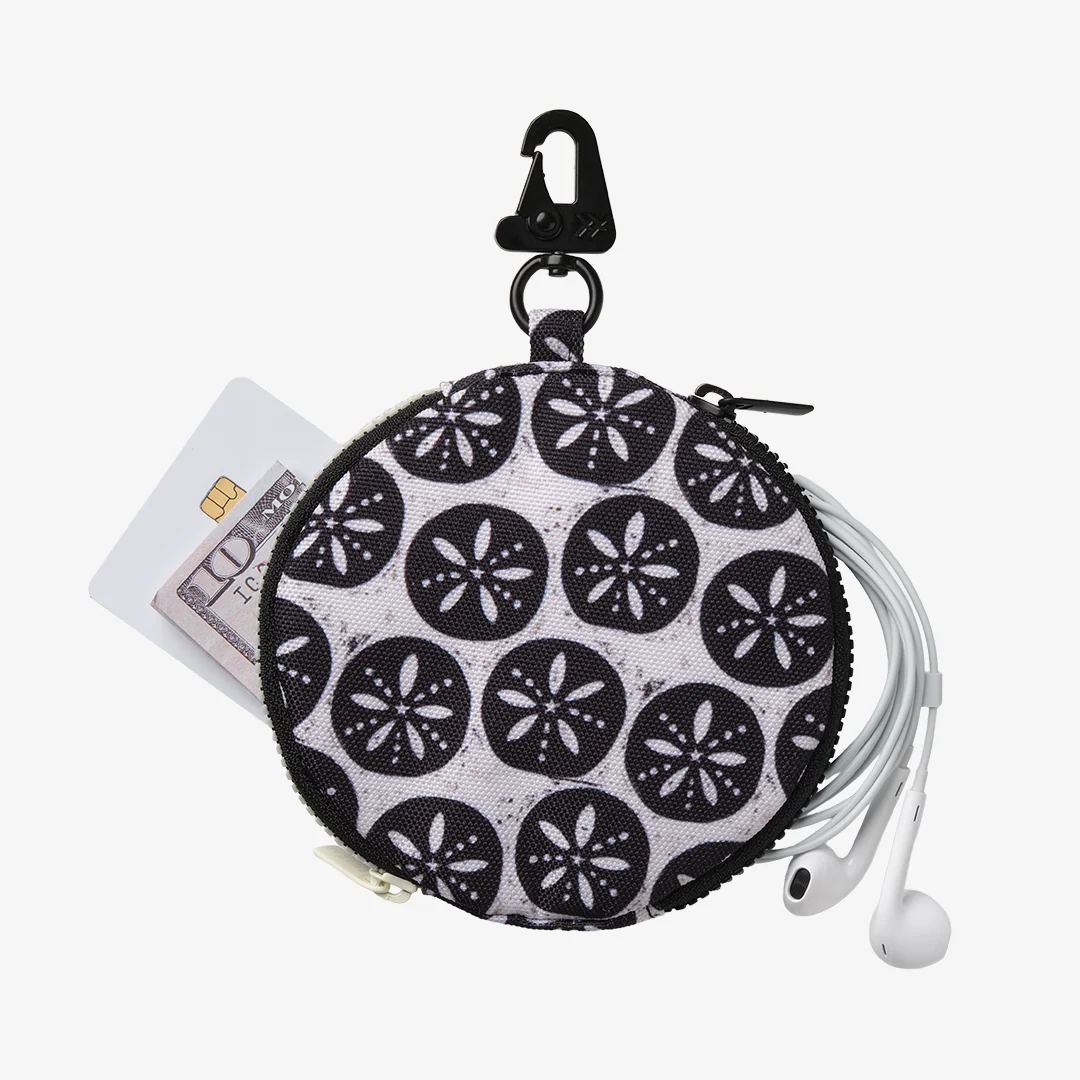Sand Dollar Black - Sidekick Coin Purse - Image 3