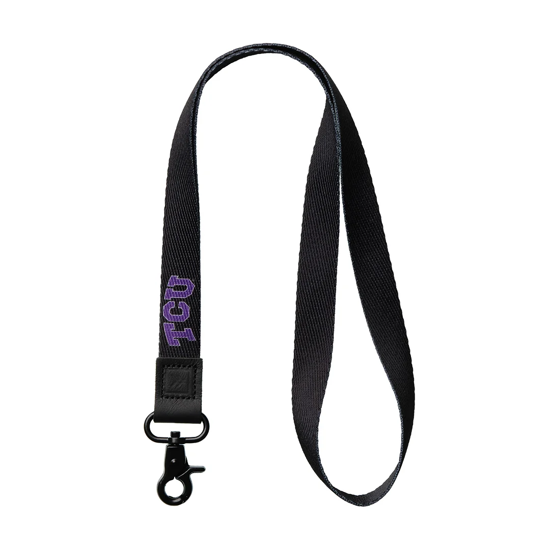 TCU Black - Neck Lanyard