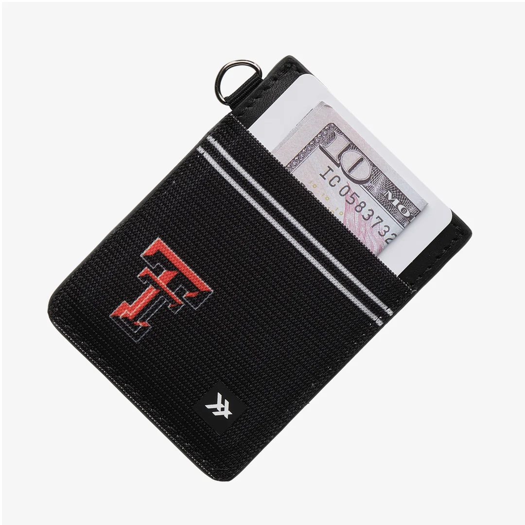 Texas Tech Black - Vertical Leather Wallet - Image 2