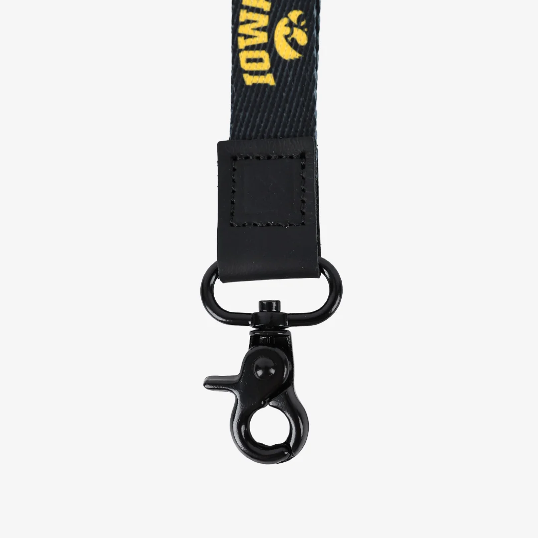 University of Iowa Black - Wristlet Keychain - Image 2