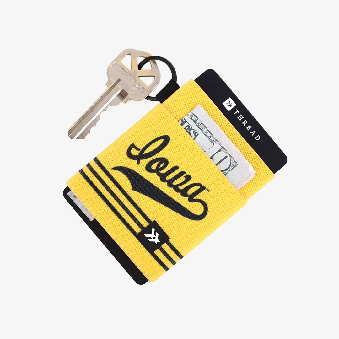 University of Iowa Yellow - Elastic Wallet - Image 2