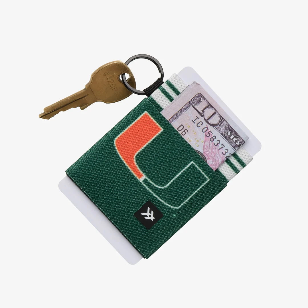 University of Miami Green - Elastic Wallet - Image 2