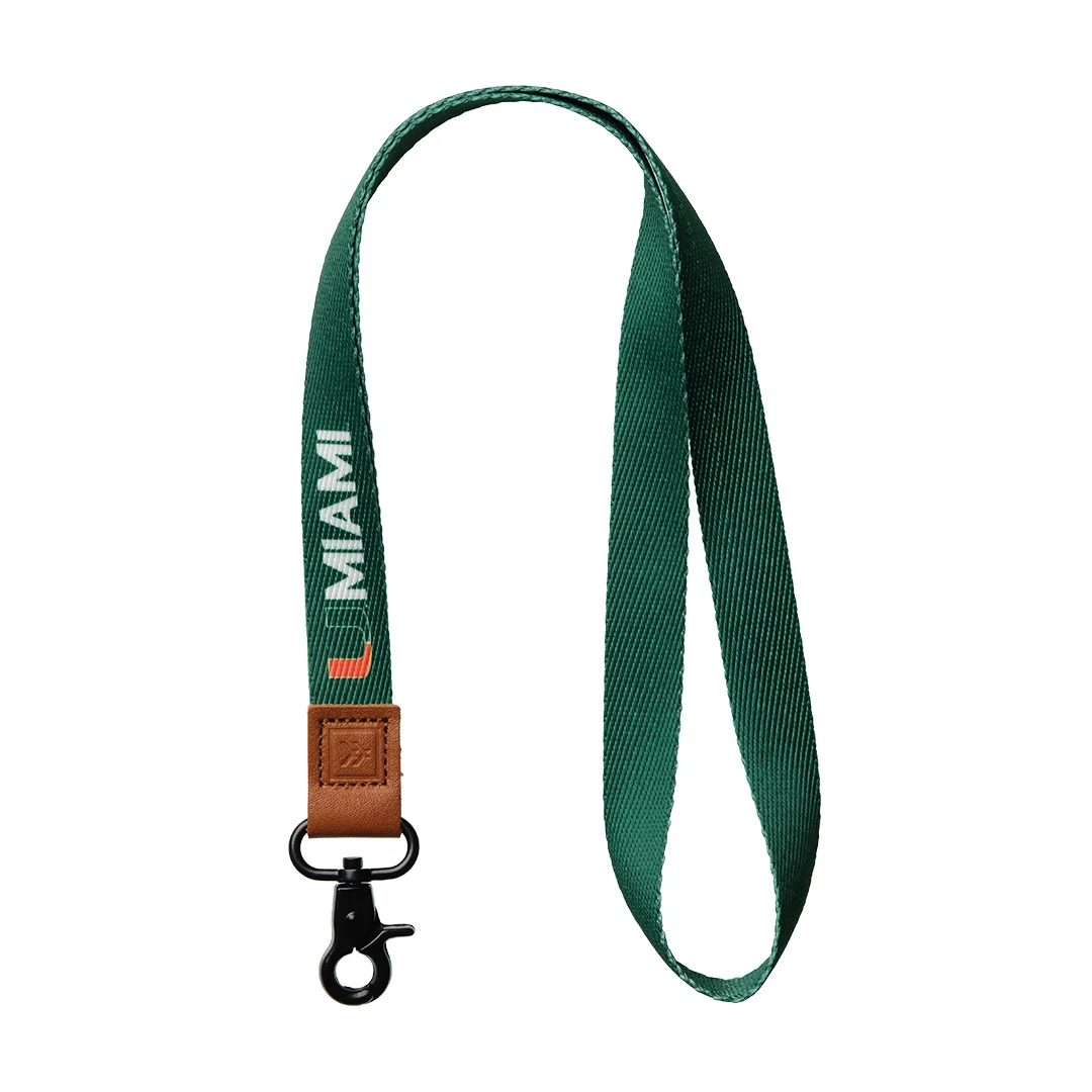 University of Miami Green - Neck Lanyard