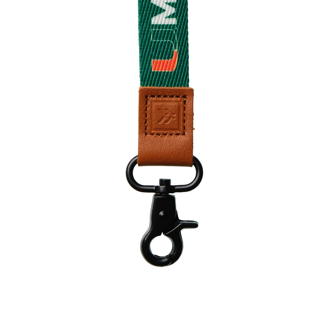 University of Miami Green - Wristlet Keychain - Image 2