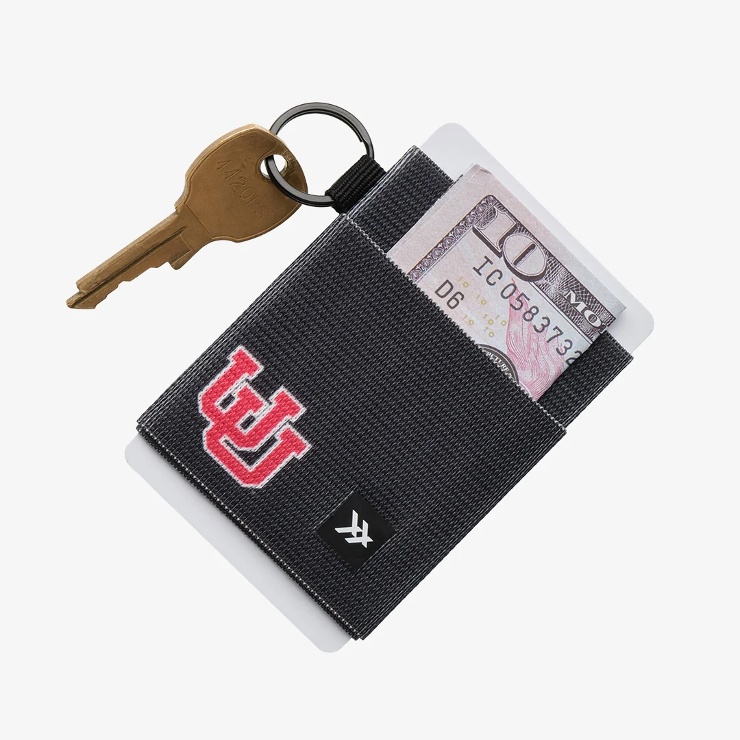 UofU Interlocking Black - Elastic Wallet - Image 2