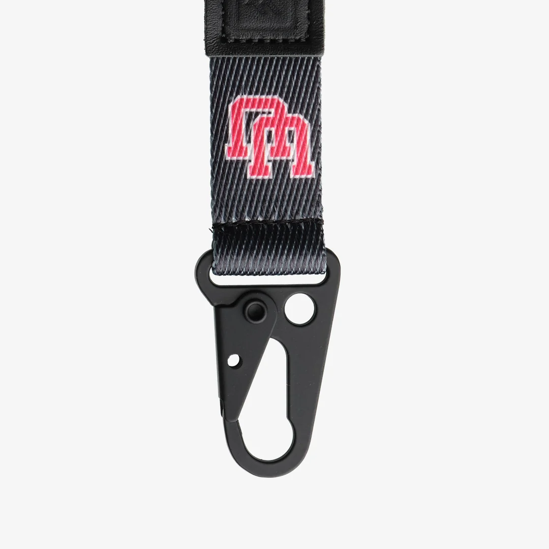 UofU Interlocking Black - Keychain Clip - Image 2