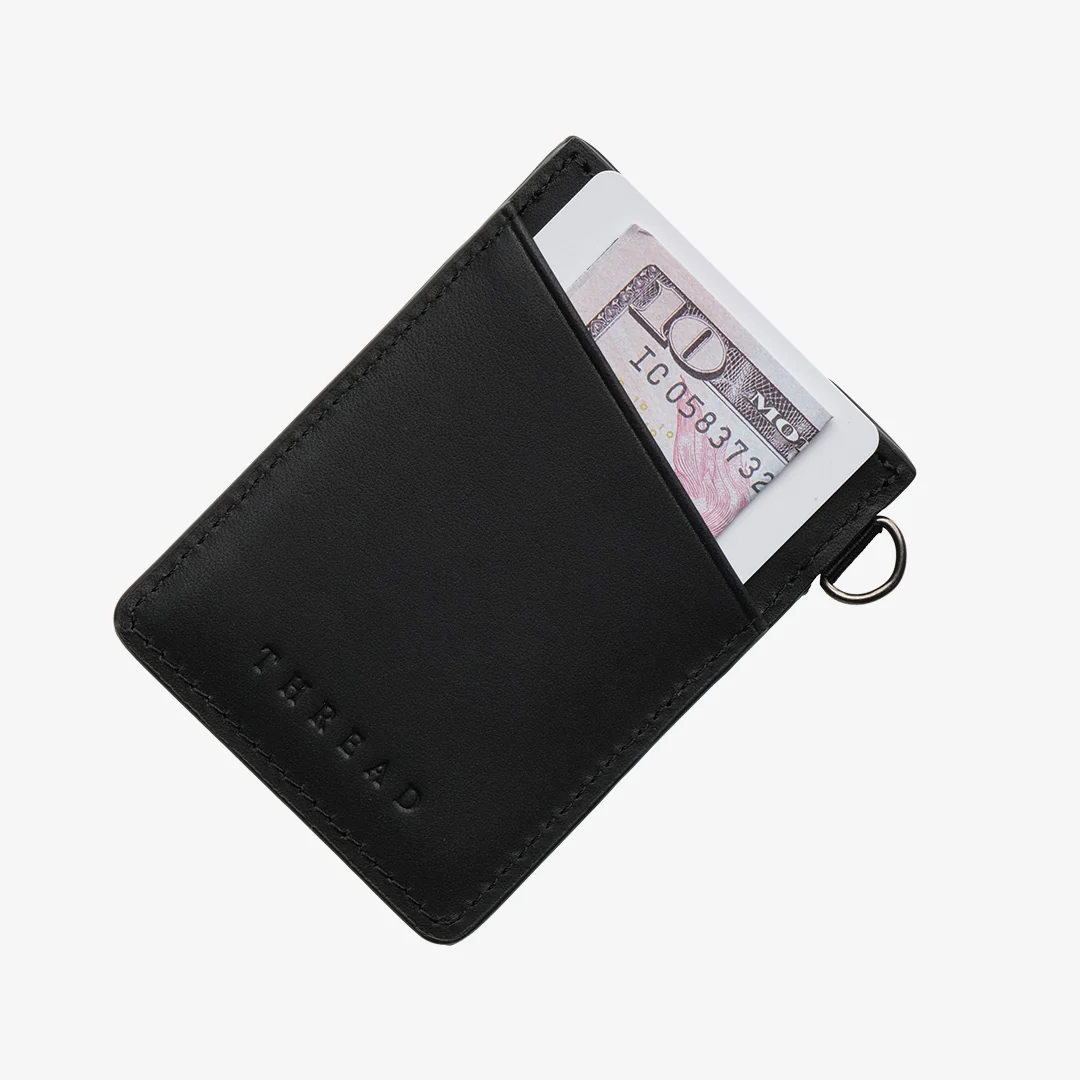 UofU Interlocking White - Vertical Leather Wallet - Image 3