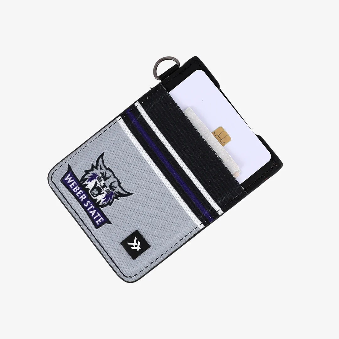 Weber State Black - Vertical Leather Wallet - Image 3